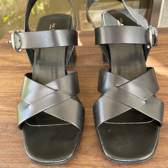 Via Spiga Block Heel Sandal- Sz 8.5 - Picture 3 of 7